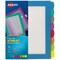 Avery Ultralast Big Tab Plastic Dividers for 3 Ring Binders, 8-Tab Set, Multicolor with White Labels, 1 Set (24901)